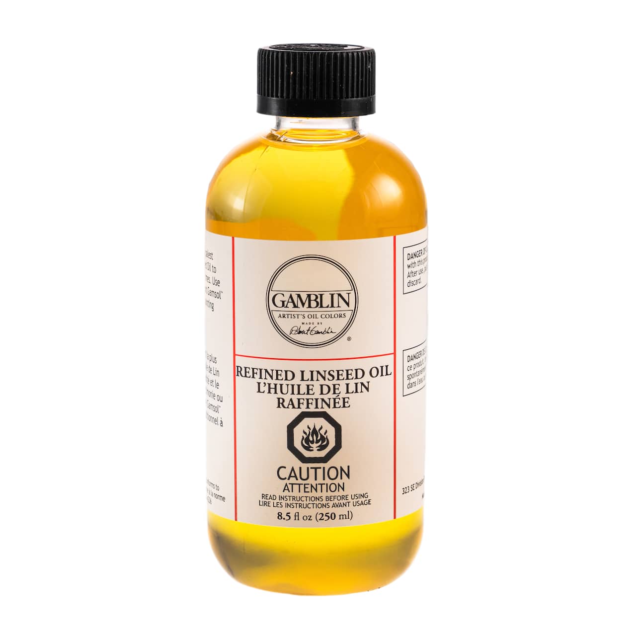Gamblin 8oz. Refined Linseed Oil